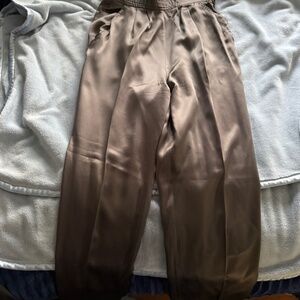 Royal Silk trousers - 100% silk charmeuse - Size 0